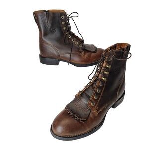 Ariat Boots Heritage Lacer II Women’s 7.5 B Brown Western Tassel 33505